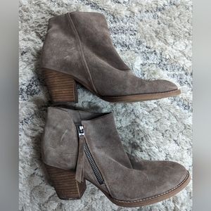 Sam Edelman Tan Suede Bootie